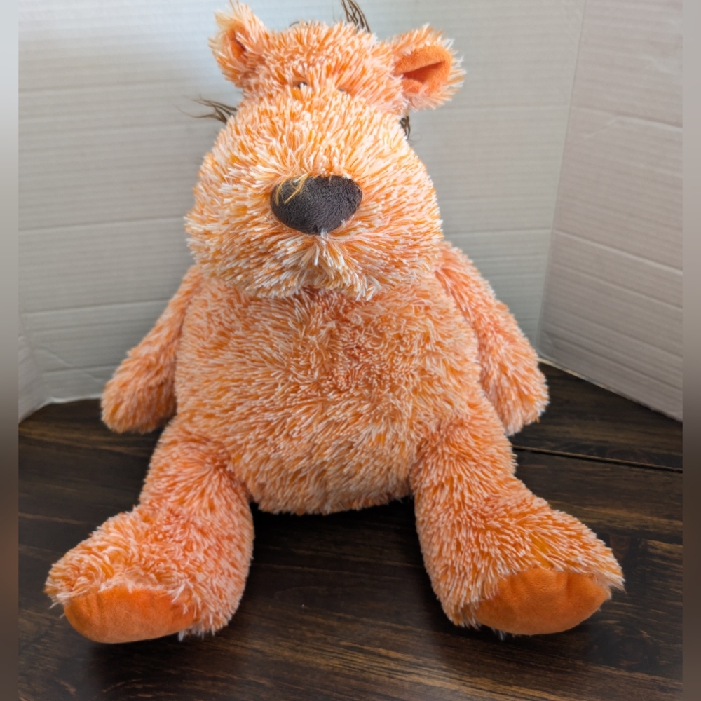 Gund G5.0 Lion Plush 15" Stuffed Animal Orange Shaggy Large